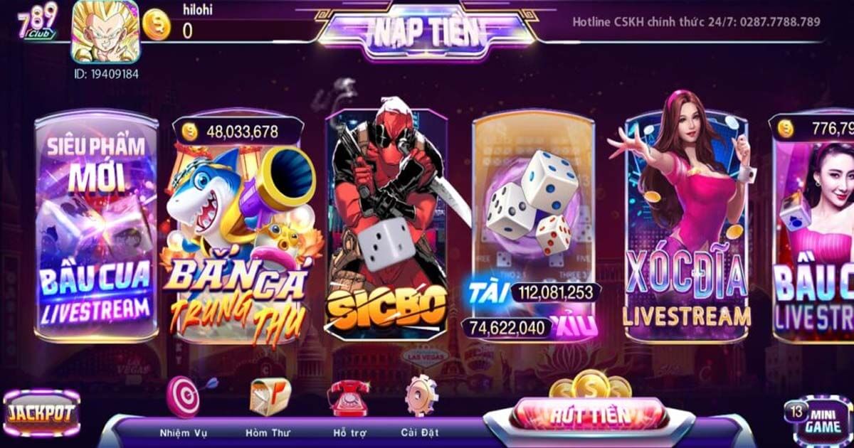 Cổng game bài đổi thưởng 789Club